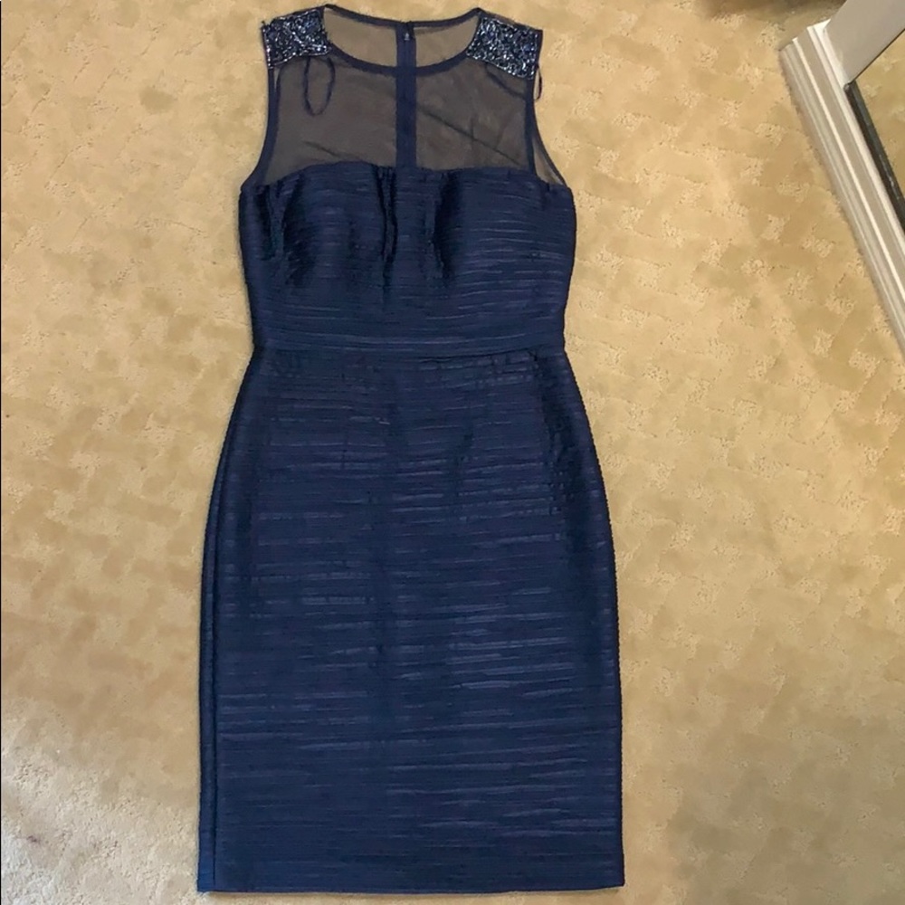 Royal blue cocktail dress